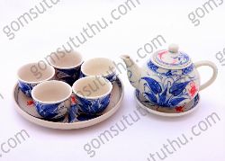 Bộ ấm chén rong chuồn đỏ